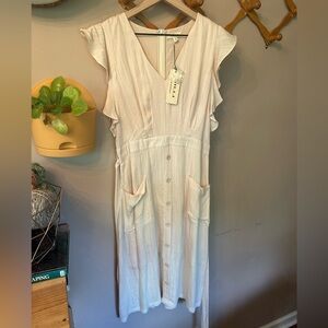 Gilli Midi Dress - Medium - Apricot